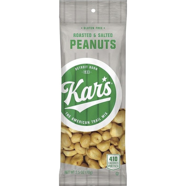 Peanuts, Salted, Roasted, 2.5 oz, 12/BX PK